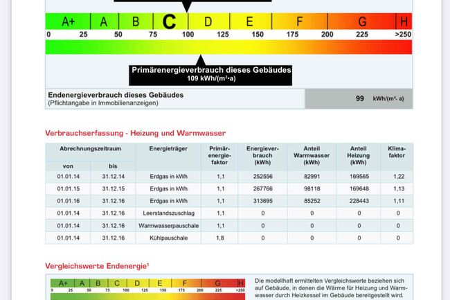Energieausweis Kennzahlen 