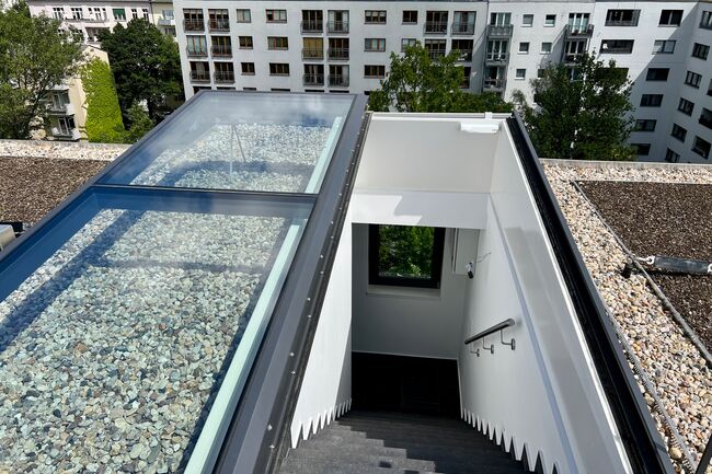 Ausgang Dachterrasse