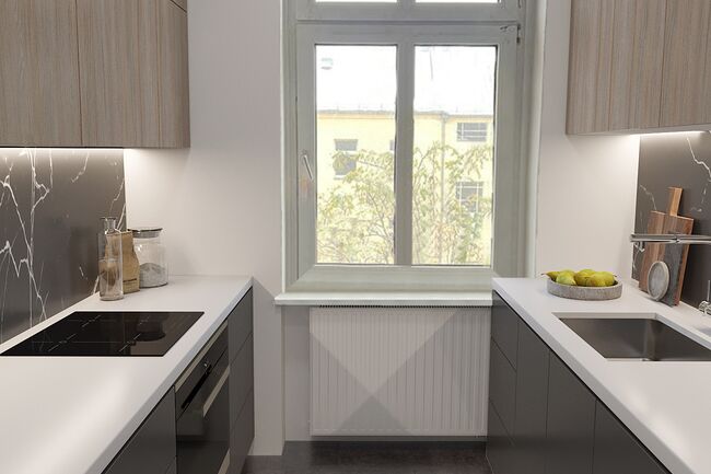 So könnte die Küche aussehen