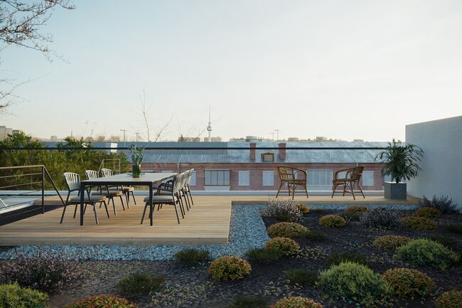 Visualisierung Dachterrasse